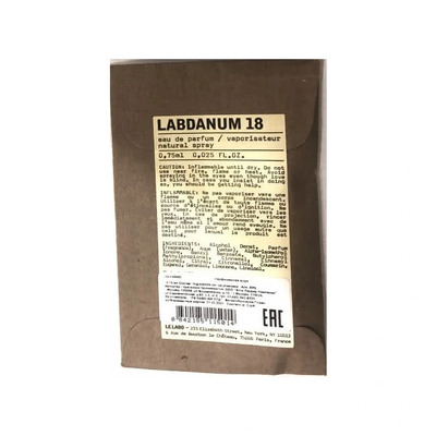 Миниатюра Le Labo Labdanum 18 Парфюмерная вода 0.75 мл - пробник духов