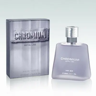 Дельта парфюм Метал лайн хромиум для мужчин