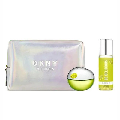 Donna Karan DKNY Be Delicious Набор (парфюмерная вода 100 мл + косметичка 125 шт + дымка для тела)
