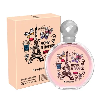 Дельта парфюм Хочу в париж бонжур для женщин