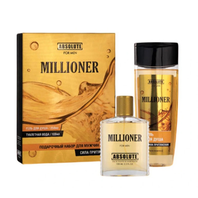 Delta Parfum Today Parfum Absolute Millioner Набор (туалетная вода 100 мл + гель для душа 250 мл)