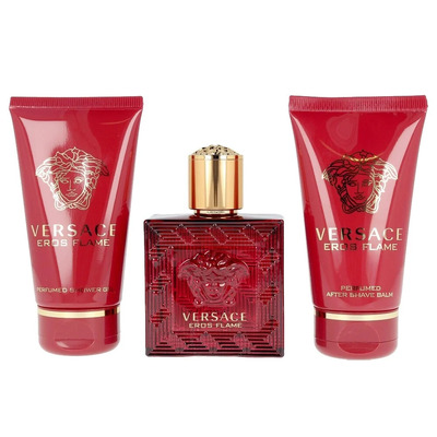 Versace Eros Flame Набор (парфюмерная вода 50 мл + гель для душа 50 мл + бальзам после бритья 50 мл)