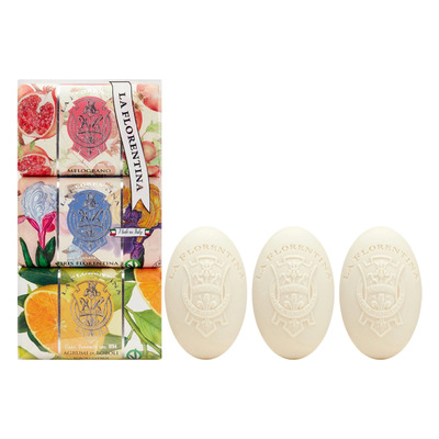 La Florentina Citrus Florentina Iris Pomegranate Набор (мыло 200 гр x 3 шт.)