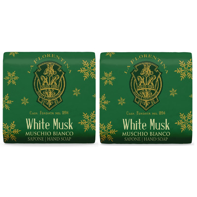 La Florentina White Musk Soap Набор (мыло 106 гр x 2 шт.)