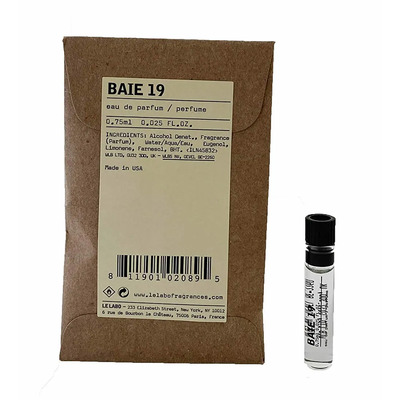 Миниатюра Le Labo Baie 19 Парфюмерная вода 0.75 мл - пробник духов