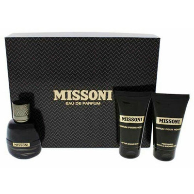 Missoni Missoni Parfum Pour Homme Набор (парфюмерная вода 50 мл + гель для душа 50 мл + бальзам после бритья 50 мл)