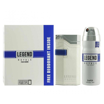 Emper Legend Royale Набор (парфюмерная вода 100 мл + дезодорант-спрей 200 мл)