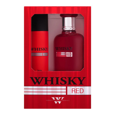 Evaflor Whisky Red Набор (туалетная вода 100 мл + дезодорант-спрей 150 мл)