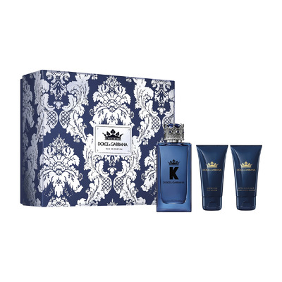 Dolce & Gabbana K Eau De Parfum Набор (парфюмерная вода 100 мл + гель для душа 50 мл + бальзам после бритья 50 мл)