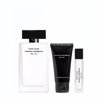 Narciso Rodriguez Pure Musc For Her Набор (парфюмерная вода 100 мл + парфюмерная вода 10 мл + лосьон для тела 50 мл)