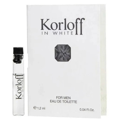 Миниатюра Korloff Paris Korloff in White Туалетная вода 1.2 мл - пробник духов