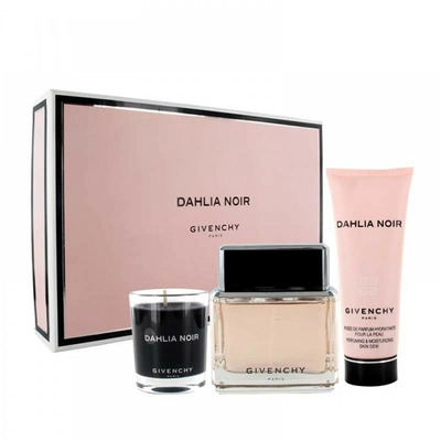 Givenchy Dahlia Noir Набор (парфюмерная вода 50 мл + лосьон для тела 75 мл + свеча 32 гр)