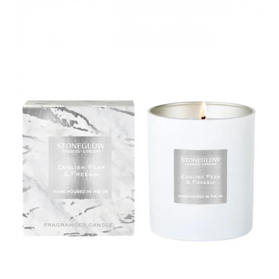 Stoneglow English Pear and Freesia Свеча 220 гр