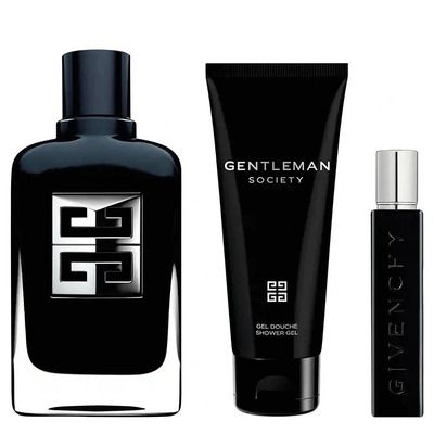 Givenchy Gentleman Society Набор (парфюмерная вода 100 мл + парфюмерная вода 12.5 мл + гель для душа 75 мл)