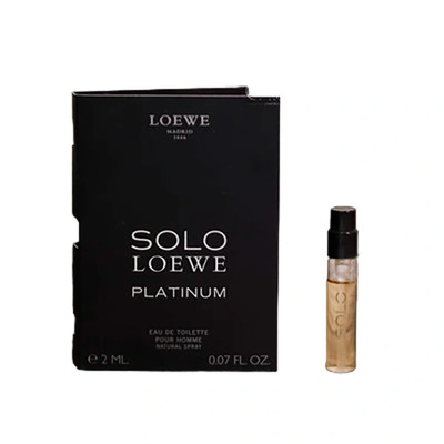 Миниатюра Loewe Solo Loewe Platinum Туалетная вода 2 мл - пробник духов