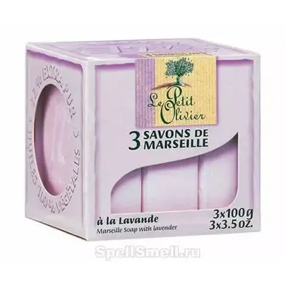 Le Petit Olivier Marseille Soap Lavander