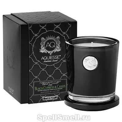 Aquiesse Black Cypress and Cassis Candle
