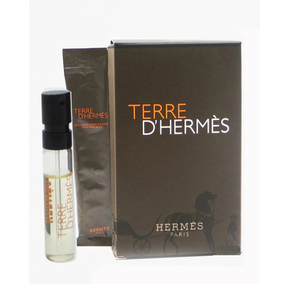 Hermes Terre D`Hermes Набор (туалетная вода 2 мл + бальзам после бритья 3 мл)