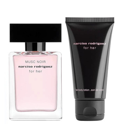 Narciso Rodriguez Musc Noir For Her Eau de Parfum Набор (парфюмерная вода 50 мл + лосьон для тела 50 мл)