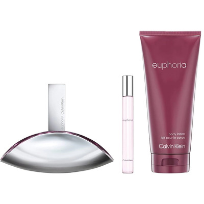 Calvin Klein Euphoria Набор (парфюмерная вода 50 мл + парфюмерная вода 10 мл + лосьон для тела 100 мл)