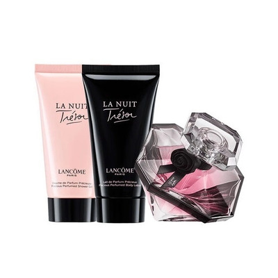 Lancome La Nuit Tresor Набор (парфюмерная вода 50 мл + гель для душа 50 мл + лосьон для тела 50 мл)