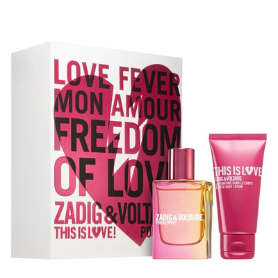 Zadig & Voltaire This Is Love For Her Набор (парфюмерная вода 30 мл + лосьон для тела 50 мл)