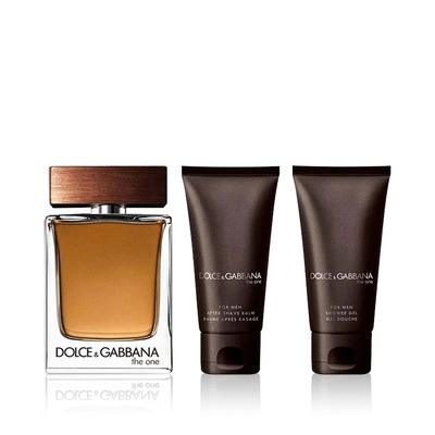 Dolce & Gabbana The One For Men Набор (туалетная вода 100 мл + гель для душа 50 мл + бальзам после бритья 50 мл)