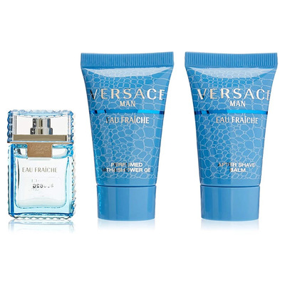 Versace Versace Man Eau Fraiche Набор (туалетная вода 5 мл + гель для душа 25 мл + бальзам после бритья 25 мл)