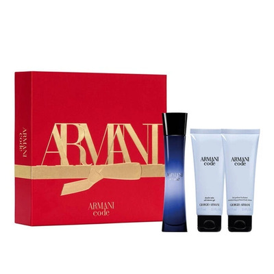 Giorgio Armani Armani Code Набор (парфюмерная вода 50 мл + гель для душа 75 мл + лосьон для тела 75 мл)
