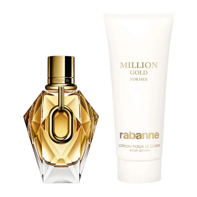 Paco Rabanne Million Gold For Her Набор (парфюмерная вода (уценка) 50 мл + лосьон для тела (уценка) 100 мл)