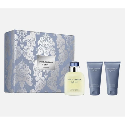 Dolce & Gabbana Light Blue Pour Homme Набор (туалетная вода 125 мл + гель для душа 50 мл + бальзам после бритья 50 мл)