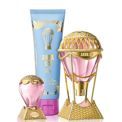 Anna Sui Sky Набор (туалетная вода 50 мл + туалетная вода 5 мл + лосьон для тела 90 мл)