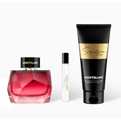 MontBlanc Signature Elixir Набор (парфюмерная вода 90 мл + парфюмерная вода 7.5 мл + лосьон для тела 100 мл)