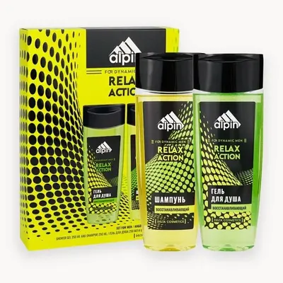 Delta Parfum Relax Action Набор (гель для душа 250 мл + шампунь 250 мл)