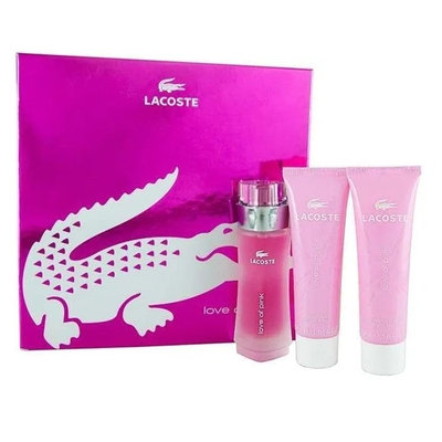 Lacoste Love Of Pink Набор (туалетная вода 30 мл + гель для душа 50 мл + лосьон для тела 50 мл)